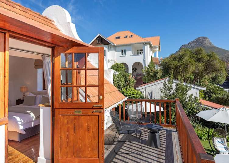 Classic room balcony, Acorn House, Cape Town