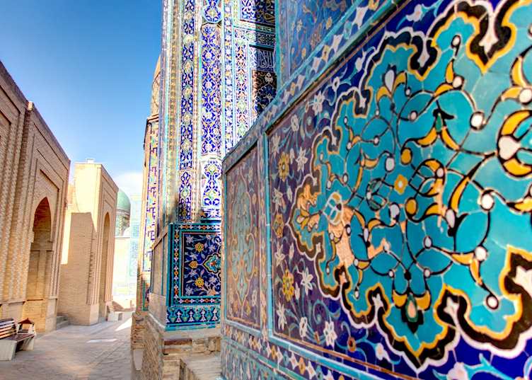 Shah-i-Zinda tilework