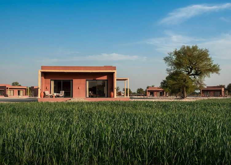 A view of the cottage at Mharo Khet