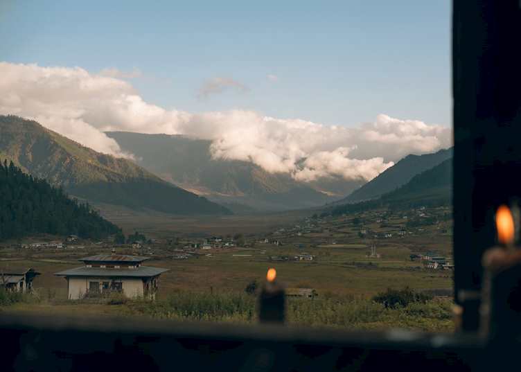 View from Amankora Gangtey Lodge