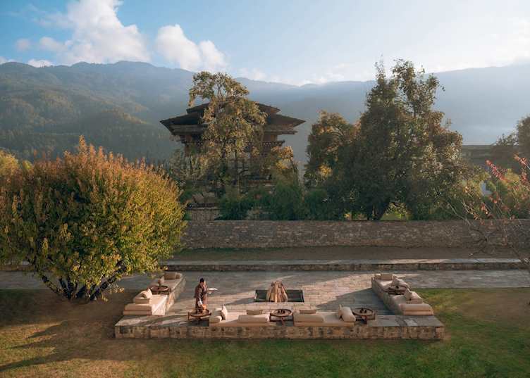  Firepit terrace at Amankora Bumthang Lodge