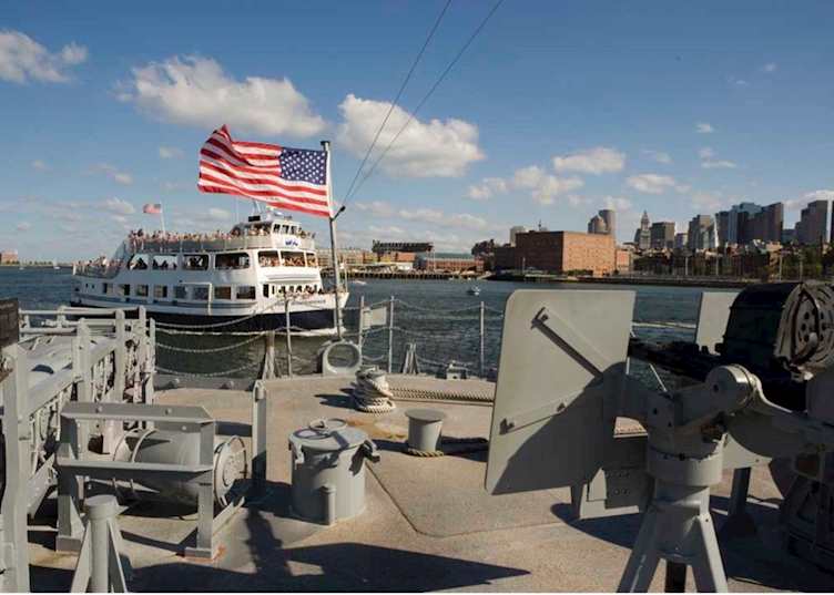 Historic sightseeing cruise, Boston Harbor