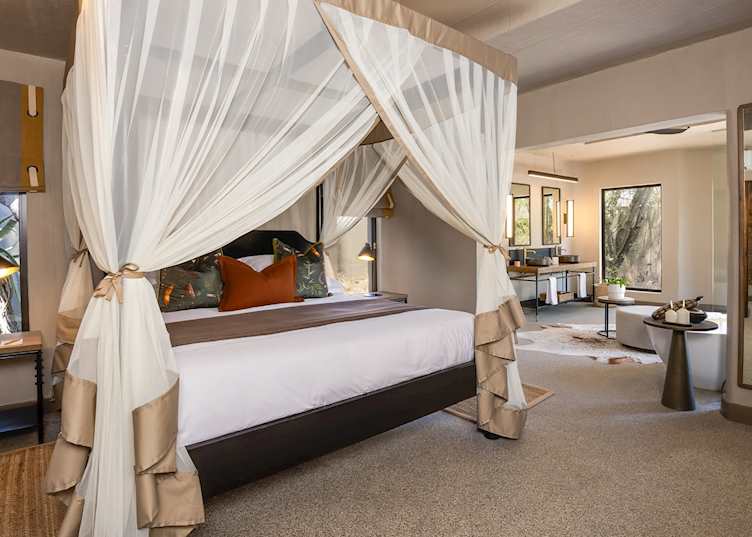 Guest room, Bush Lodge, Sabi Sands Game Reserve