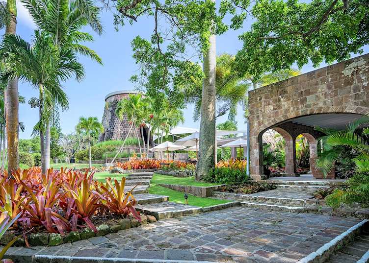Grounds and courtyard, Montpelier Nevis 