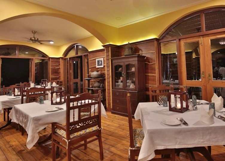 The restaurant at Jaagir Manor