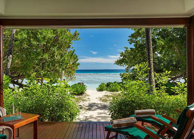 Beach villa with garden plunge pool, Niva Labriz Seychelles