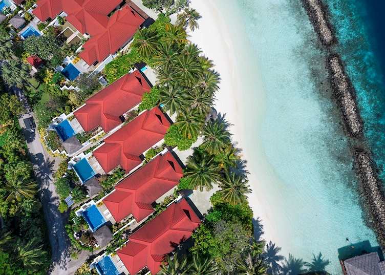 Aerial view, Niva Kurumba Maldives