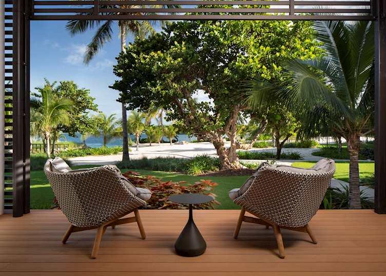 Beach front room views, Peter Island Resort and Spa