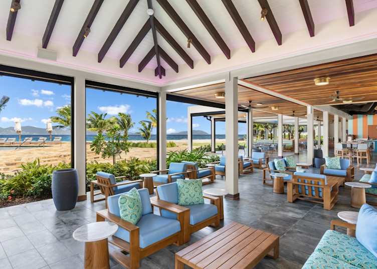 Lounge and restaurant, Peter Island Resort and Spa