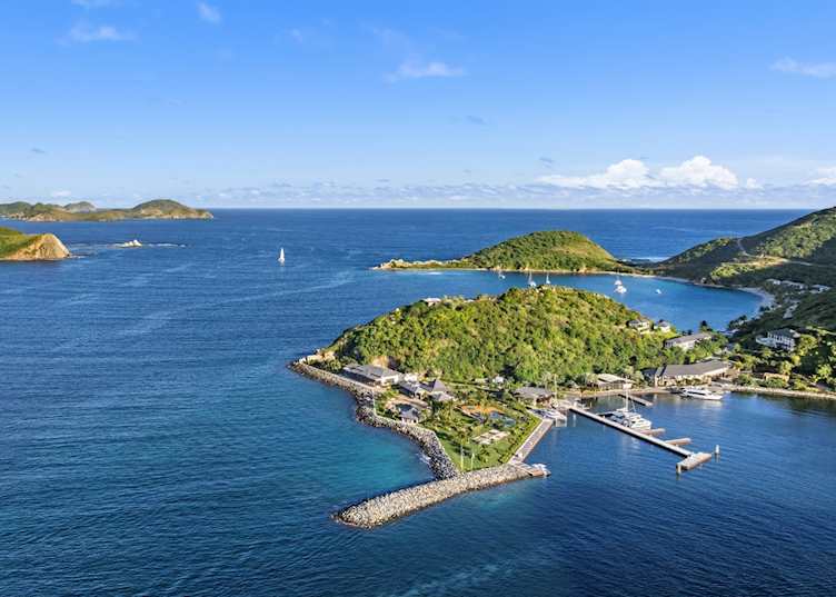 Aerial view, Peter Island Resort and Spa