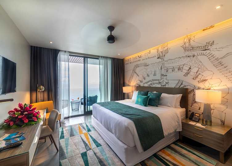 Oceanfront room, Fort Young Hotel