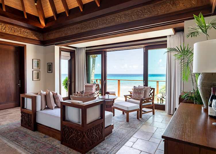 Villa interior, Necker Island