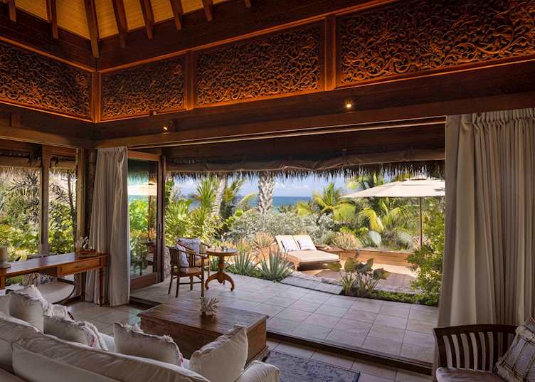 Bali Lo terrace, Necker Island