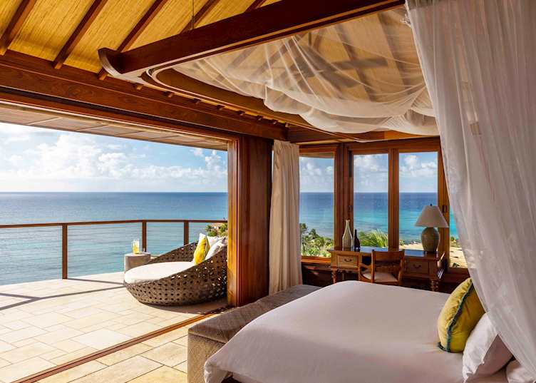 Room with a view, Necker Island