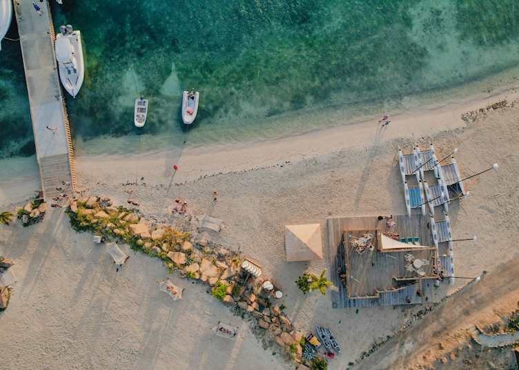 Aerial view, Bitter End Yacht Club