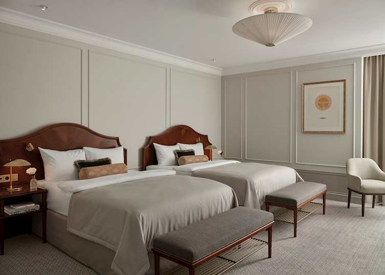 Deluxe twin room, Hotel Kämp
