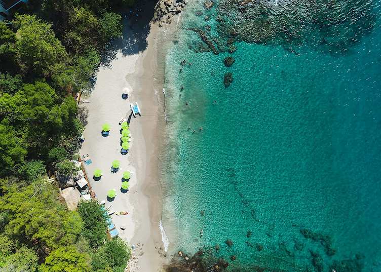 Aerial view, Cap Maison