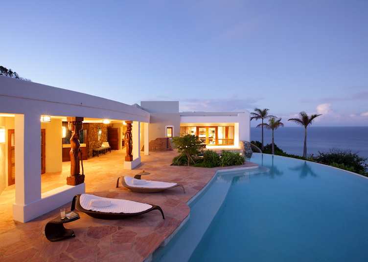 Jost villa, Guana Island