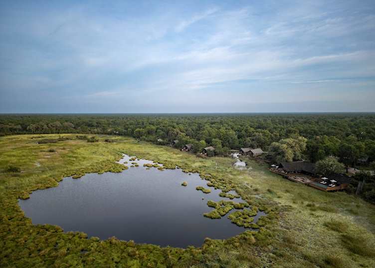Aerial view of Sable Alley