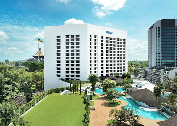 Aerial view, Hilton Kuching
