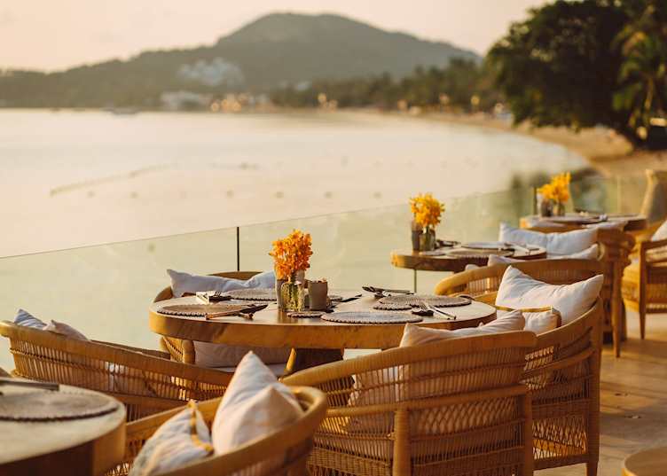 Sea view table, Zazen Boutique Resort and Spa