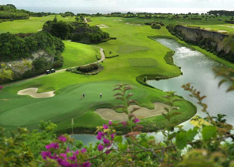 Hole 9 at the Green Monkey, Sandy Lane