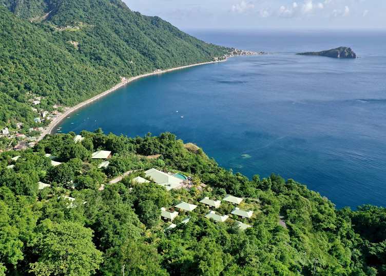 Aerial view, Jungle Bay