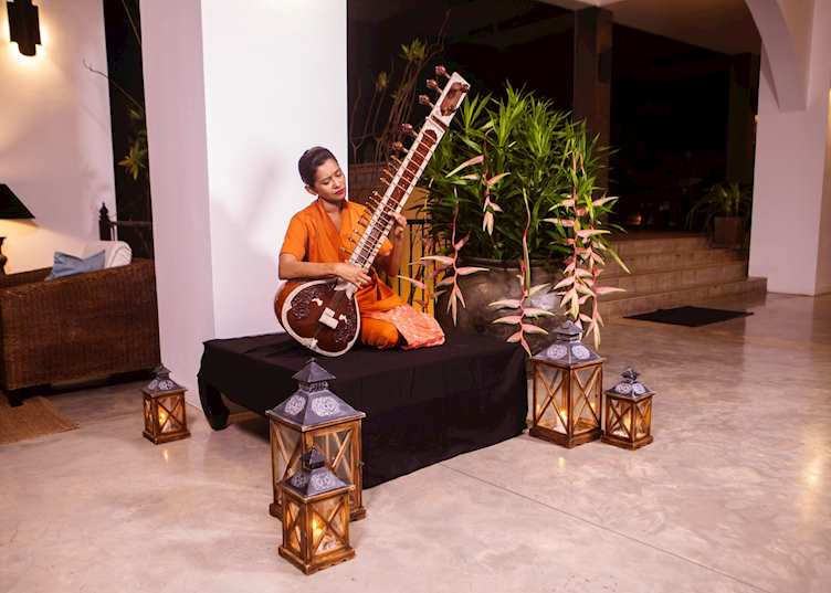 Sitar player, Aditya