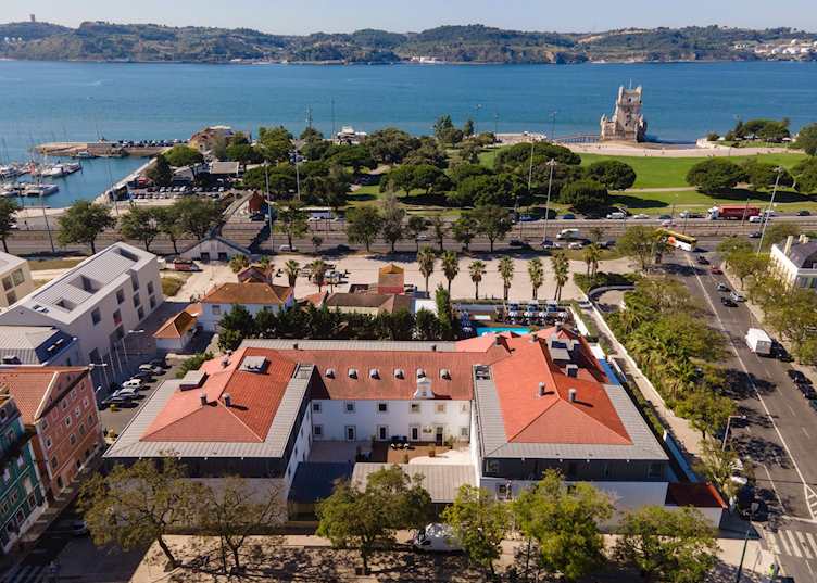 Aerial view, Palacio do Governador, Lisbon