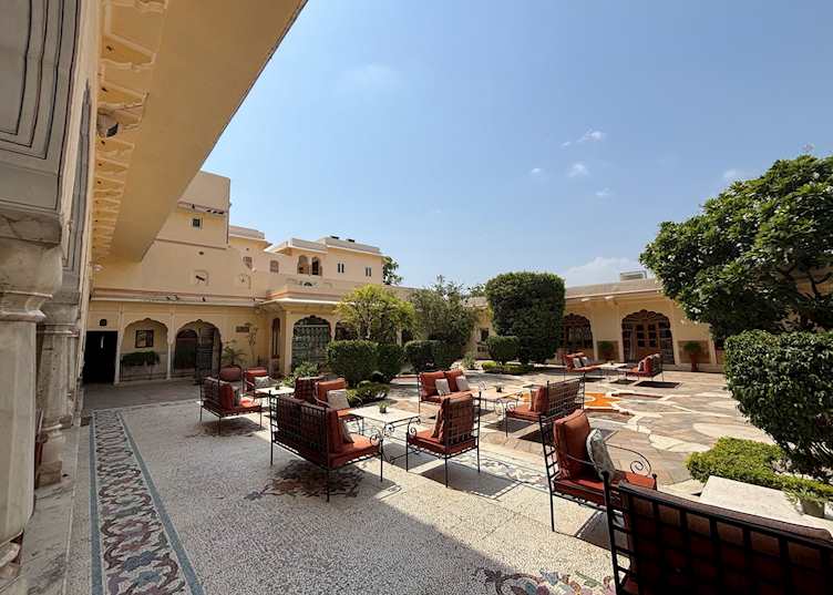 Courtyard at Samode Haveli