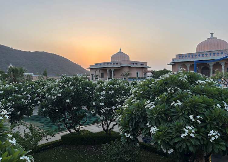 Beautiful gardens at Bujera Fort
