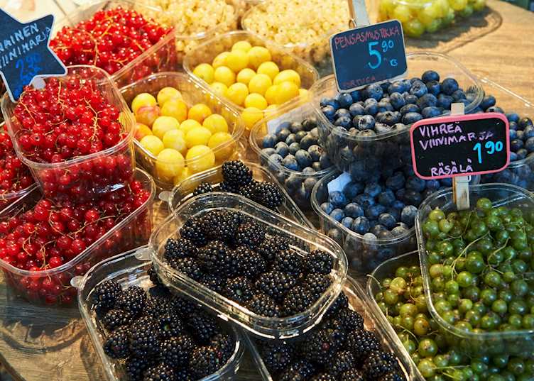 Fruit market stall, Helsinki