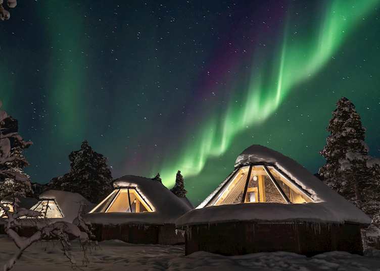 Aurora cabins, Wilderness Hotel Muotka (credit: Wilderness Hotels)