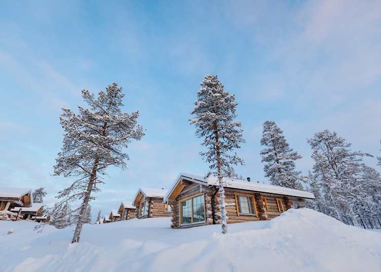 Panorama log cabin, Wilderness Hotel Muotka (credit: Wilderness Hotels)