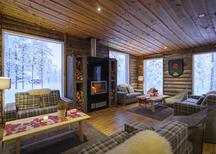 Lounge, Wilderness Hotel Muotka (credit: Wilderness Hotels)