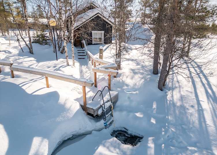 River sauna, Wilderness Hotel Muotka (credit: Wilderness Hotels)