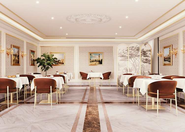 Palazzo Giovanelli, Breakfast Room