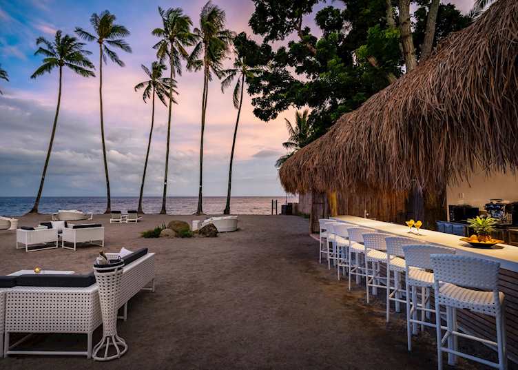 Beach bar and lounging area, Atmosphere Resort & Spa