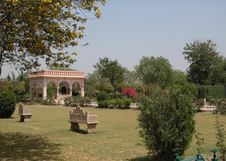 Gardens at Laxmi Vilas Palace, Bharatpur