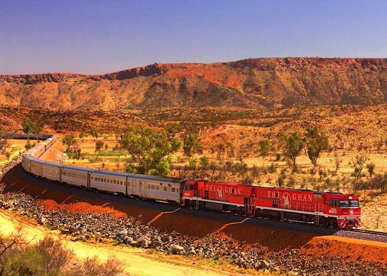 The Ghan, Central Australia
