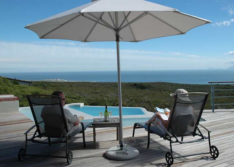Forest Lodge deck, Grootbos Private Nature Reserve
