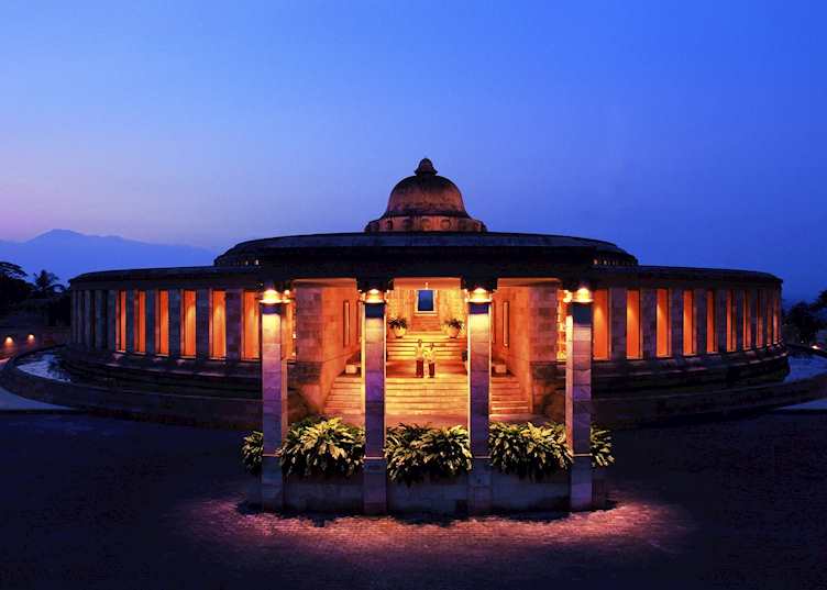 Entrance of the stunning Amanjiwo, Yogyakarta