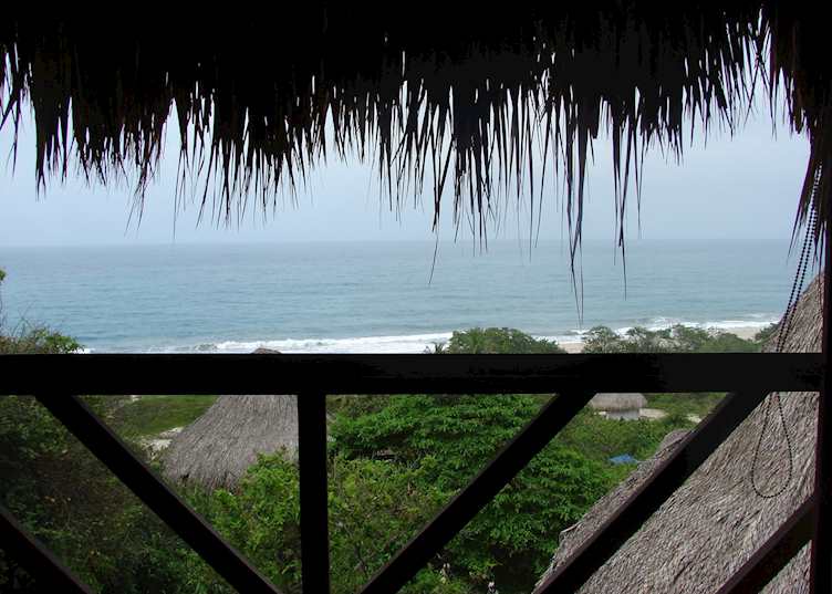View from Ecohabs, Tayrona National Park