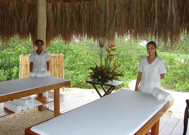 Beach Massage Parlour, Ecohabs, Tayrona National Park