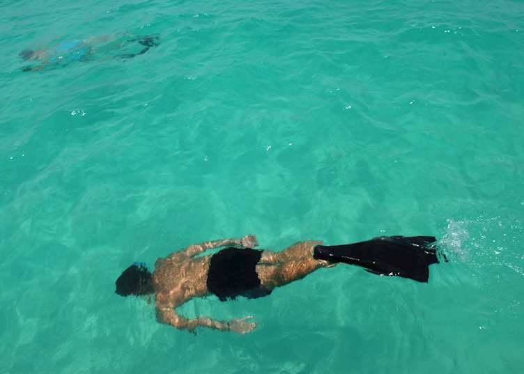 Snorkelling on the Quirimbas reefs