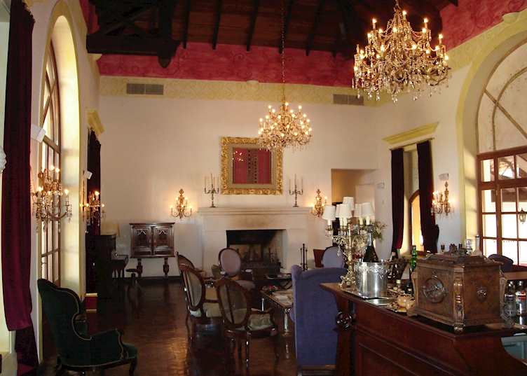 Living room at Estancia El Colibri, Argentina