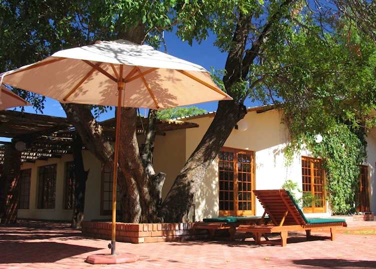 The restaurant at the Kalahari Anib Lodge, Southern Namibia