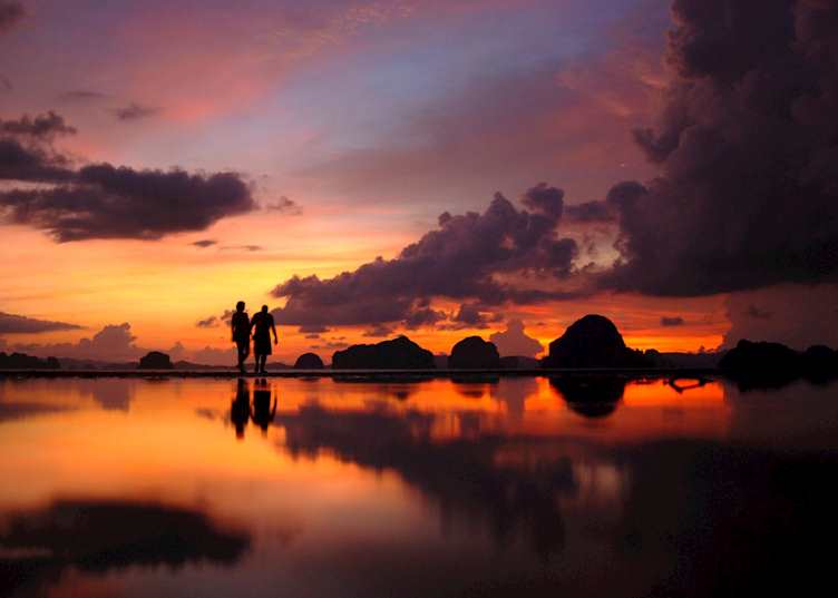 Sunset on Tubkaak Beach, Krabi