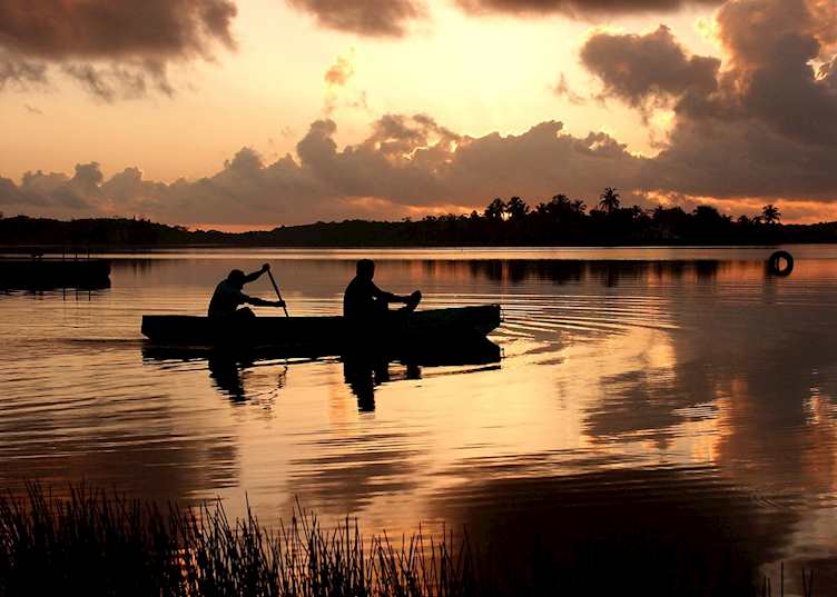 Canoeing, Lamanai Outpost, Belize