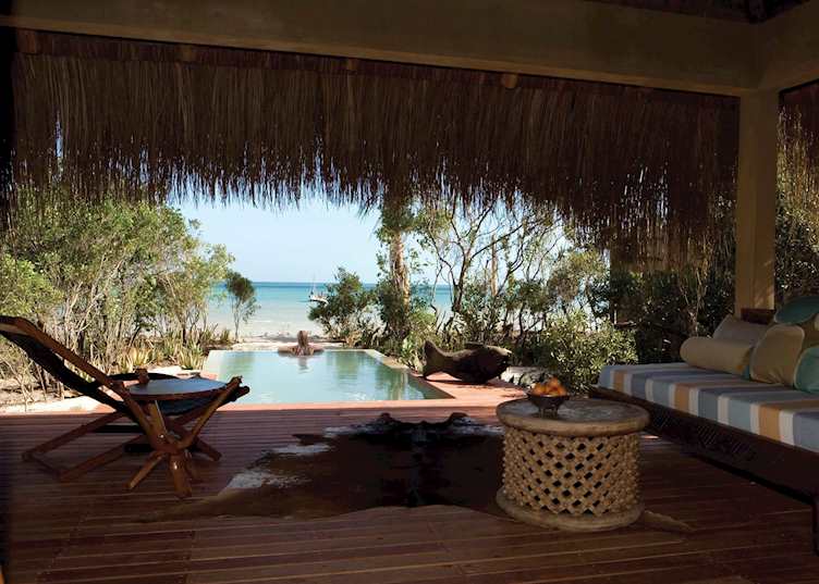 View from a villa out to sea at Azura, Bazaruto Archipelago